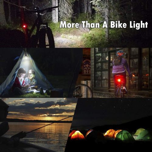  [아마존베스트]Te-Rich Rechargeable Bike Lights Front and Back - Ultra Bright Bicycle Headlight and Taillight Set, Quick Release Cycling Flashlight, Road/Mountain/City Bike Accessories for Men/Wo