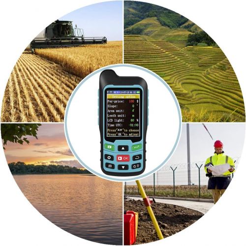  [아마존베스트]Te-Rich Handheld GPS GLONASS Land Area Measurer Calculation Meter