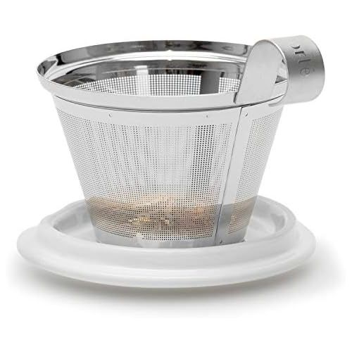  Tea Forte Tee Forte Kati Tasse Keramik Tee Infuser Tasse mit Infuser Korb und Deckel zum Einweichen, Hanami