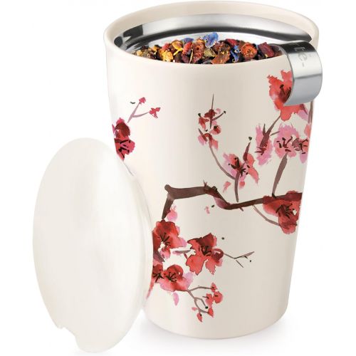  Brand: Tea Forte Kati Cherry Blossoms Cup Double-Walled Ceramic Mug