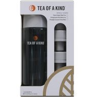Tea of a Kind TOAK Reusable Water Bottle Starter Kit - Includes 3 Caps to Mix With Your Water, Portable Flavor Caps (Blue Bottle)