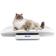 TeaTime Multi-Function Digital Pet Scale to Measure Dog and Cat Weight Accurately Up to 220 Lbs, Precision at ± 10g, Blue Backlight, Especially for Pregnant Cats and Baby Pets (60 cm)