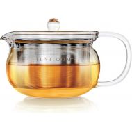 Teabloom Kyoto 2-in-1 Tea Kettle and Tea Maker - Glass Teapot with Removable Loose Tea Filter - Tea Connoisseur's Choice