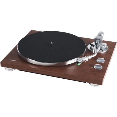  Teac TN-350-WA Walnut 2-Speed Belt Drive Analog Turntable w/USB Digital Output