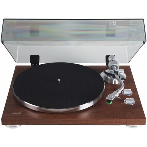  Teac TN-350-WA Walnut 2-Speed Belt Drive Analog Turntable w/USB Digital Output