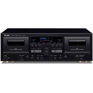 Teac W-1200 Dual Cassette Deck with Recorder/ USB/ Pitch/ Karaoke-Mic-in and Remote