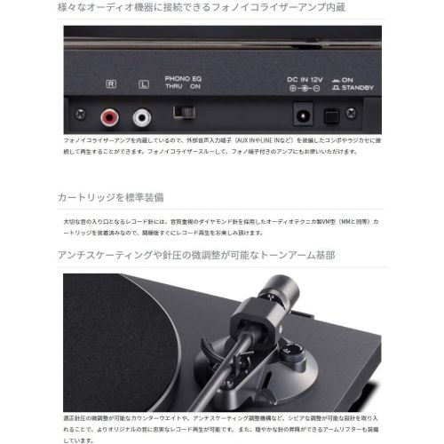  TEAC TN-280BT-A3/B [Analog Turntable with Bluetooth Transmitter, Belt Drive System]