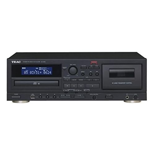  [아마존베스트]Teac AD-850(B) CD and Cassette Player (Tape Deck, CD Music Player, with USB Storage, Karaoke Function, Microphone Input, CD-R/RW and MP3 Playback) - Black