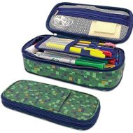 Teacher Created Resources Pixels Pencil Case Multifunctional Large Capacity Bag Pouch Holder Organizer