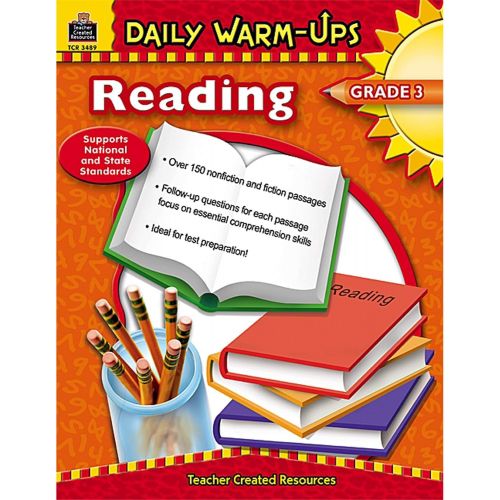  Teacher Created Resources Daily Warm-Ups: Reading Book, Grade 3