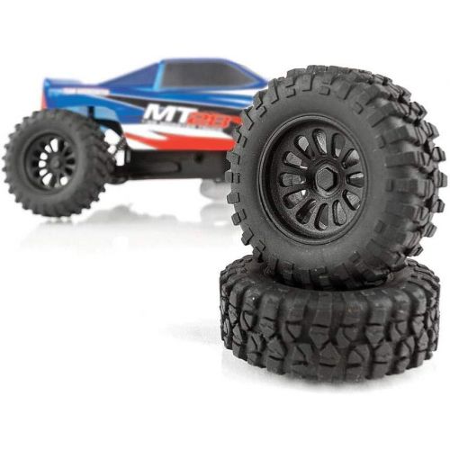  Team Associated 20155 MT28 Monster Truck Ready to Run, 1/28 Scale 2WD, with Battery, Charger & 2.4Ghz Transmitter