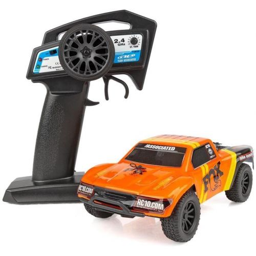  Team Associated 20157 SC28 Fox Factory Edition Micro Short Course Truck Ready to Run Kit, 1/28 Scale, 2WD