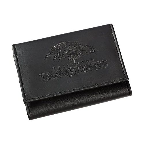  Team Sports America NFL Tri-Fold Wallet, Black