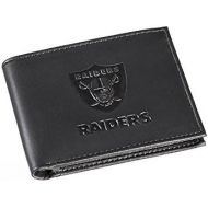Team Sports America NFL Oakland Raiders Bi-Fold Wallet, Black