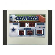 Team Sports America NFL Dallas Cowboys Scoreboard Desk Clock, Small, Multicolor