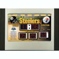 Team Sports America Team Sports Pittsburgh Steelers Scoreboard Desk Clock