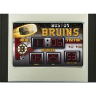 Evergreen NHL Boston Bruins ClockDesk and Alarm, Team Colors, One Size