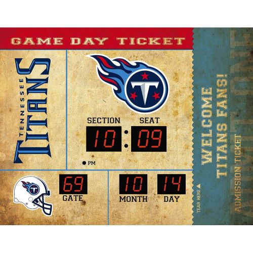  Team Sports America NFL Bluetooth Scoreboard Wall Clock