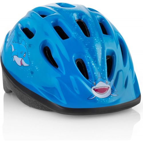  TeamObsidian Kids Bike Helmet ? Adjustable from Toddler to Youth Size, Ages 3-8 Years Old ? Breathable Kids Bicycle Helmet - Durable Toddler Bike Helmet with Fun Designs Boys and Girls Will Lov