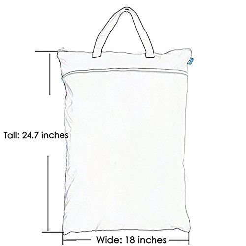  [아마존베스트]Teamoy Wet Dry Bag, Travel Tote Organizer (24.7 x 18 inches) with Two Compartments for Cloth...