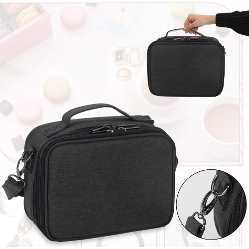  Teamoy Camera Case Compatible with Mini 9 Instant Camera, Travel Carrying Storage Bag for Instant Camera and Accessories, Black(Bag Only)