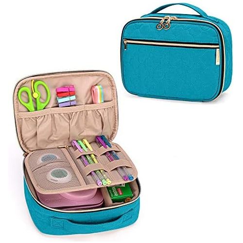  Teamoy Travel Carrying Storage Bag Compatible with Mini 9/Mini 11 Instant Camera, Camera Case for Instant Camera and Accessories, Teal