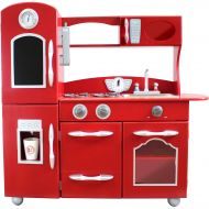 Teamson Kids - Little Chef Westchester Retro Play Kitchen - Red