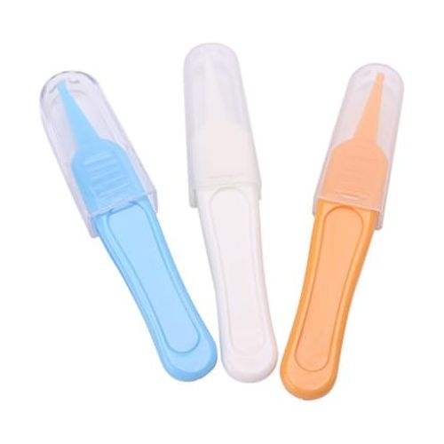  [아마존베스트]Tebatu Baby Care Ear Nose Navel Cleaning Tweezers Safety Forceps Plastic Cleaner Clip