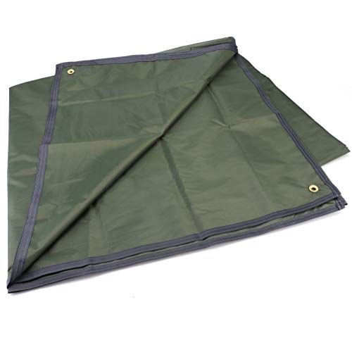  Tebery Waterproof Camping Tarp Mutifunctional Tent Footprint with Drawstring Carrying Bag for Picnic, Hiking -94.5 x 86.7 in