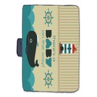 TecBillion Ahoy Its a Boy Stylish Picnic Blanket,Baby on The Way Message with Marine Theme Set Up Dolphin Wheel Mat for Picnics Beaches Camping,50 L x 78 W