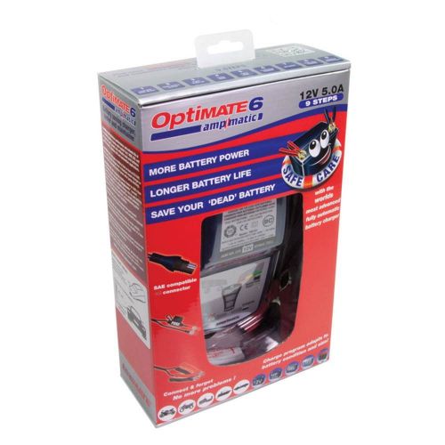  TecMate Tecmate Optimate 6 Ampmatic , 9-step 12V 5A Battery Saving charger-tester-maintainer