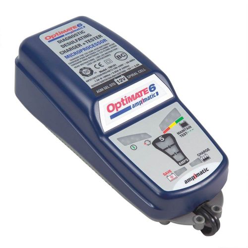  TecMate Tecmate Optimate 6 Ampmatic , 9-step 12V 5A Battery Saving charger-tester-maintainer