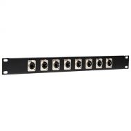 TecNec My Custom Shop 8-Port RJ45 Cat 5e Feed-Through Panel