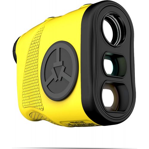  TecTecTec KLYR Golf Rangefinder with Slope, Belt Clip, Magnetic Holder. Laser Range Finder with 2022 Optics, high end case, Golf Ball Marker with Magnet.