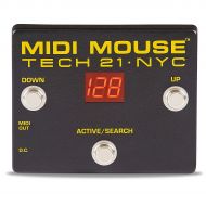 Tech 21},description:The Tech 21 MIDI Mouse is a compact, portable, and exceptionally user-friendly 3-button MIDI foot controller. It can be powered by a standard 9V adaptor, 9V ba