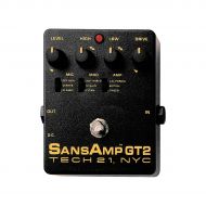 Tech 21},description:The Tech 21 SansAmp GT2 Tube Amp Emulator costs less than the original Sans Amp, and its easier to set up. So they compromised on sound quality, right? Not as