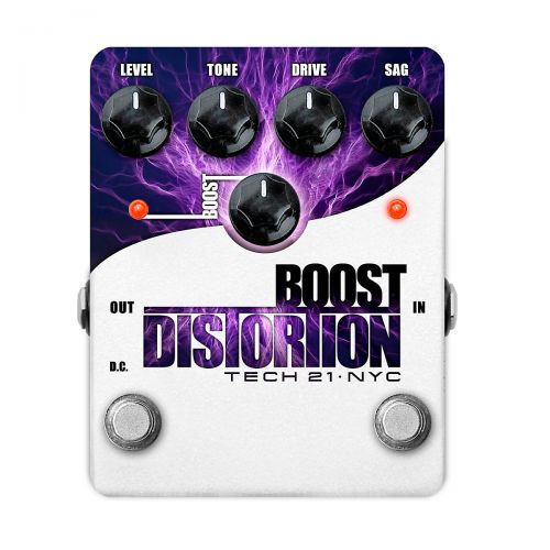  Tech 21},description:The Tech 21 Boost Distortion effects pedal all-analog circuitry yields righteous, vintage tones with modern dependability. Designed and built from the ground u