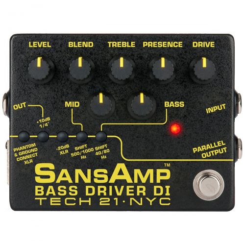  Tech 21 SansAmp Bass Driver DI Effects Pedal