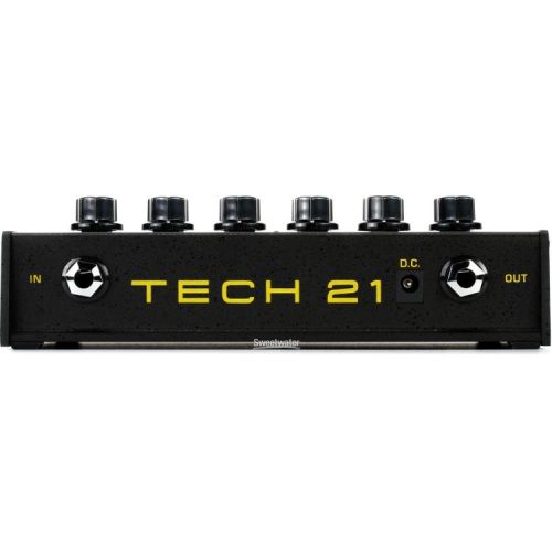  Tech 21 SansAmp Programmable Bass Driver DI Pedal with Patch Cables