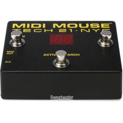  Tech 21 MIDI Mouse 3-button MIDI Foot Controller