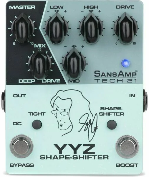  Tech 21 YYZ Geddy Lee Shape-shifter Signature SansAmp Pedal