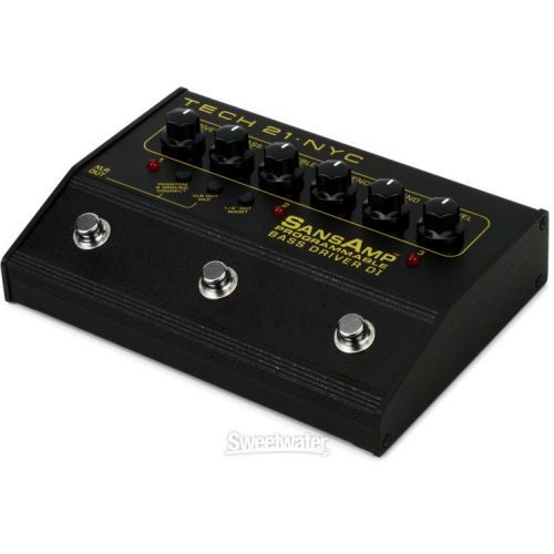  Tech 21 SansAmp Programmable Bass Driver DI Pedal