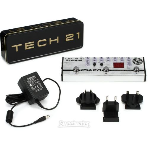  Tech 21 SansAmp PSA 2.0 Programmable Instrument Preamp Pedal