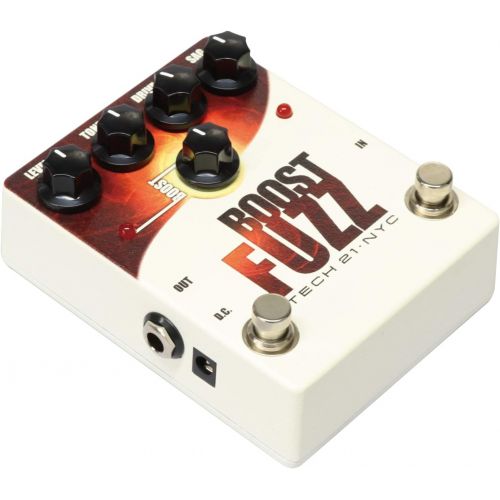  Tech 21 Boost Series BST-F Boost Fuzz Guitar Distortion Effect Pedal