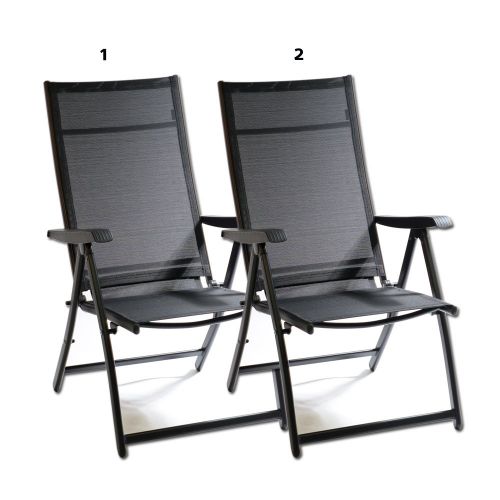  TechCare Heavy Duty Durable Adjustable Reclining Folding Chair Outdoor Indoor Garden Pool (2)