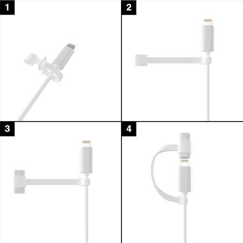  [아마존베스트]TechMatte Charging Adapter Compatible with Apple Pencil, Female to Female Charger Connector (2-Pack)