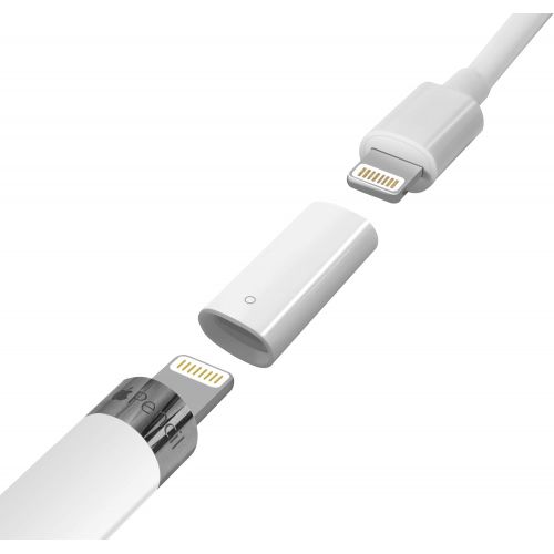  [아마존베스트]TechMatte Charging Adapter Compatible with Apple Pencil, Female to Female Charger Connector (2-Pack)