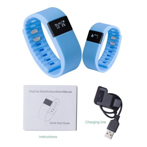  Techken Fitness Tracker Uhr, TechKen Schrittzahler Sport Tracker Schlaf Monitor Kalorienzahler Fitness Armband, Fit fuer Android und iPhone