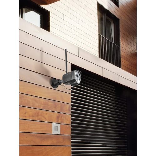  [아마존베스트]-Service-Informationen Technaxx WiFi IP Outdoor Camera TX-145 - View Camera. Full HD 1920 x 1080, PIR Sensor 120, Horizontal 90° & Vertical 55°, WiFi 2.4GHz, 3 IR LED (850nm), IP 66, MicroSD, Burglary, S