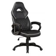 Techni Mobili High Back Executive Sport Race Office Chair. Color: Black